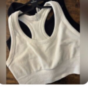 Set of 2, Medium 90 Degree by Reflex Racerback Sports Bras